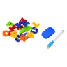 Magnetic Educational Board Letters Numbers Marker Pen Sponge