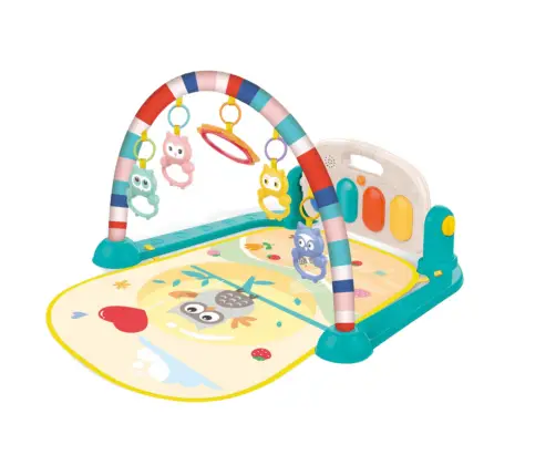Gymnastics Mat for Babies, Educational Piano, Owl Sounds