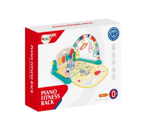 Gymnastics Mat for Babies, Educational Piano, Owl Sounds