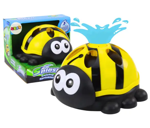 Garden Sprinkler Ladybug Water Fountain Yellow