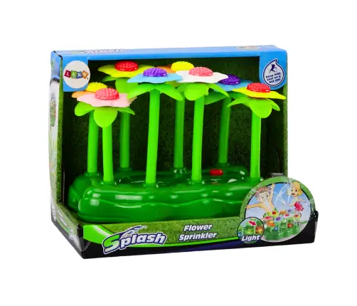 Garden Toy Water Flowers Sprinkler Fountain For Children Backlight