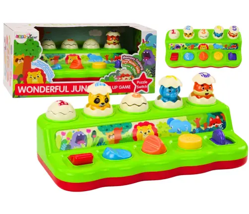 Pop Up Toy Pop Up Animals Educational Panel For Children Sounds