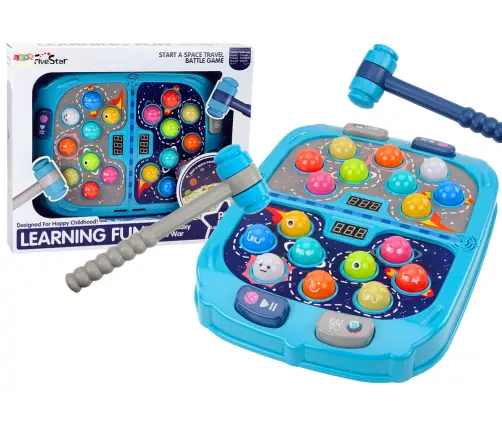 Arcade Game Wack A Mole Space 9 Levels Speed of Light Sounds