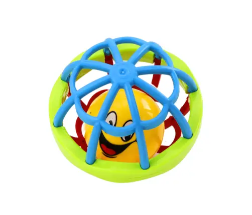 Sensory Ball Rattle Rubber Elastic Colorful