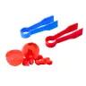 Dinosaur Egg Sorter Colorful Tongs 6 Pieces Dinosaur Egg Sorter Colorful Tongs 6 Pieces
