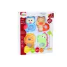 Set of Rattles, Teethers, Colorful Pastel Animals, 4 Pcs