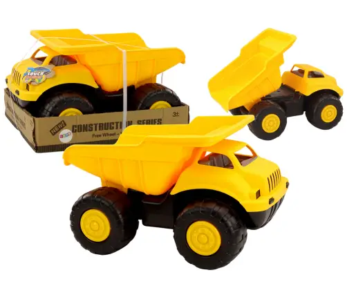 Dump Truck Yellow Construction Vehicle Truck Trailer Large Car