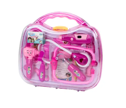 Little Doctor Medical Kit In Suitcase Lights Sounds Pink Little Doctor Medical Kit In Suitcase Lights Sounds Pink