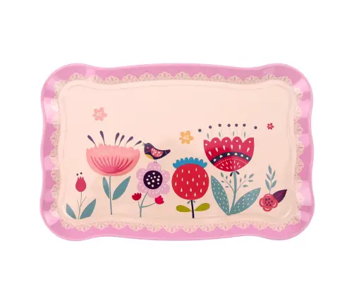 Coffee Tea Set Cups Kettle Tray Pink Cafe 12 pcs. Coffee Tea Set Cups Kettle Tray Pink Cafe 12 pcs.