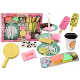 Confectionery Cafe Set Sweets Figurines Coffee Cake 25 pcs. Confectionery Cafe Set Sweets Figurines Coffee Cake 25 pcs.