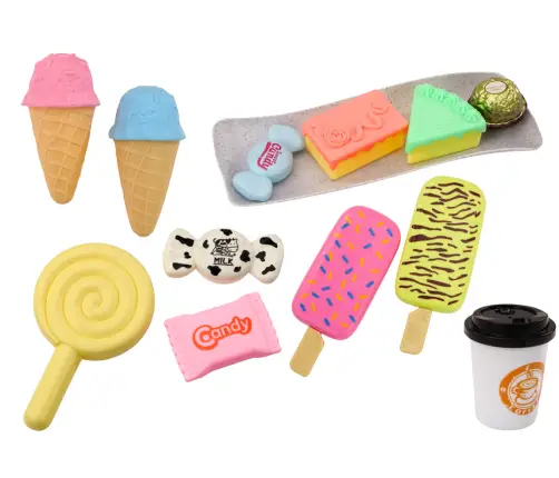 Confectionery Cafe Set Sweets Figurines Coffee Cake 25 pcs.