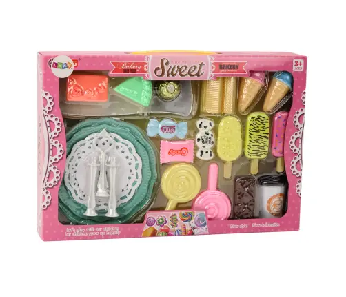 Confectionery Cafe Set Sweets Figurines Coffee Cake 25 pcs.