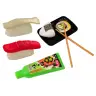 Sushi Toy Set, Shrimp Accessories for Children, 24 pieces.