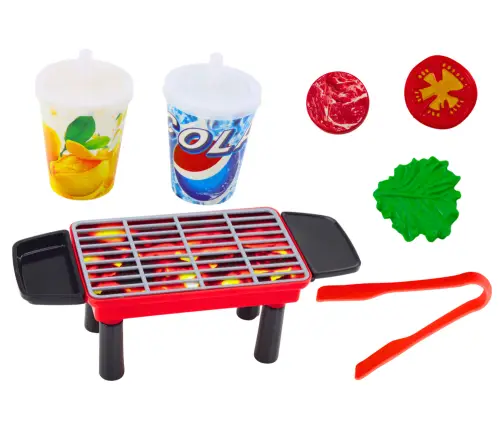 Set Party Grill Food Drinks Vegetables 40 elements Set Party Grill Food Drinks Vegetables 40 elements