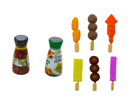 Set Party Grill Food Drinks Vegetables 40 elements Set Party Grill Food Drinks Vegetables 40 elements