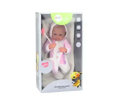 Lelles mazulis ar aksesuāriem 35 cm White Lelles mazulis ar aksesuāriem 35 cm White