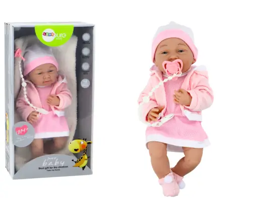 Lelles mazulis ar aksesuāriem 35 cm Pink