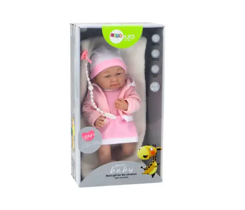 Lelles mazulis ar aksesuāriem 35 cm Pink