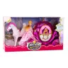 Carriage With Horse Doll Princess Carriage Pink Pegasus Set Carriage With Horse Doll Princess Carriage Pink Pegasus Set