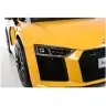 Elektriskā sporta automašīna bērniem Audi R8 Spyder Yellow