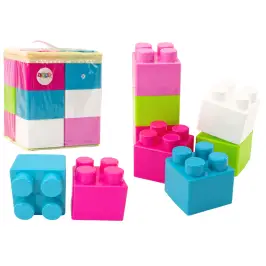 Large Construction Blocks in a Bag Colorful Stickers 12 Pieces Large Construction Blocks in a Bag Colorful Stickers 12 Pieces