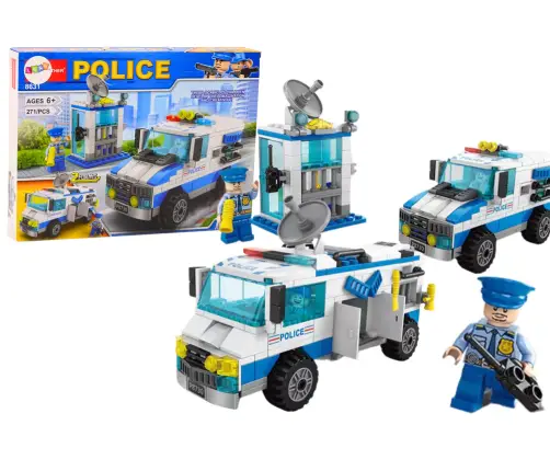 Police Block Set Police Car Building 271 El Police Block Set Police Car Building 271 El