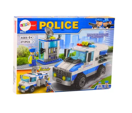 Police Block Set Police Car Building 271 El Police Block Set Police Car Building 271 El