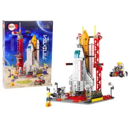 Space Station Construction Blocks Base Ship Space Rocket 521 pcs.