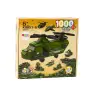 Military Helicopter Block Set Military Green 1000 pcs
