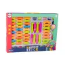 Set of Magnetic Construction Bricks 66El Colorful Set of Magnetic Construction Bricks 66El Colorful