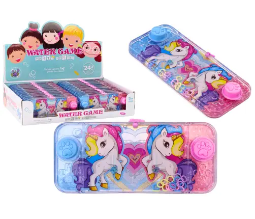 Water Game Arcade Console Pink Unicorn Pad Wheels Water Game Arcade Console Pink Unicorn Pad Wheels