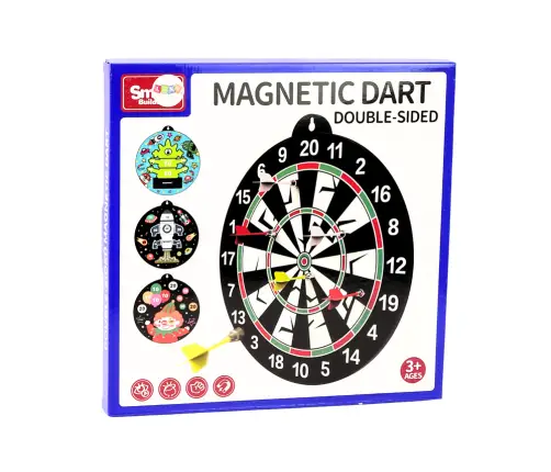 Double-sided Magnetic Disc Racket Darts 6Pcs