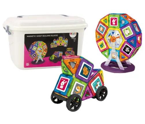 Set of Magnetic Blocks in a Case Mill Wheel Buildings 118 El