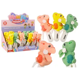 Hand Held Windmill Dinosaur Mini Pinwheel For Children 3 Colors