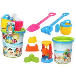 Sand Toy Set, Bucket, Grinder, Watering Can, Colorful Molds Sand Toy Set, Bucket, Grinder, Watering Can, Colorful Molds