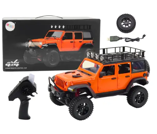 Remote Controlled Off-Road Vehicle RC 2.4G 4x4 Drive Orange