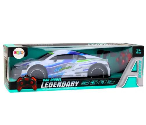 Mašīna ar pulti Sports Car White