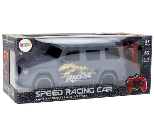 Radiovadāmā mašīna ar pulti Dinosaur Gray