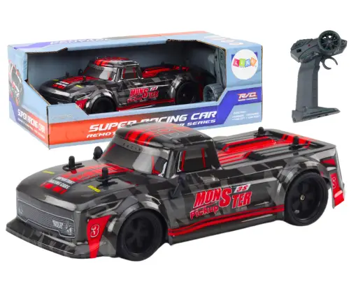 Radiovadāmā mašīna ar pulti Pick-Up Red