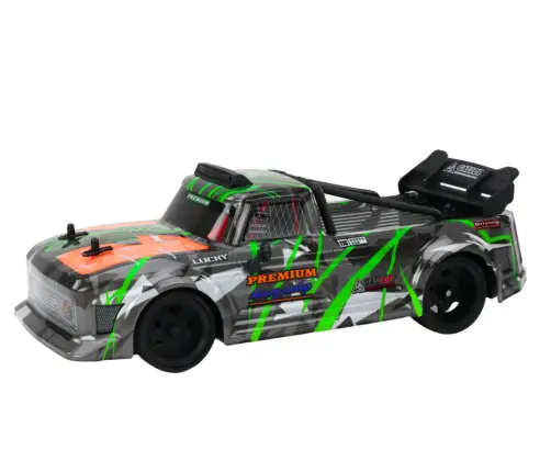 Radiovadāmā mašīna ar pulti Drift Rubber Wheels Gray-Green