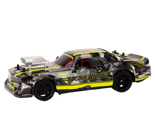 Radiovadāmā mašīna ar pulti Drift Rubber Wheels Black Radiovadāmā mašīna ar pulti Drift Rubber Wheels Black