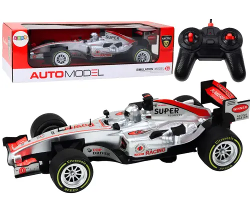 Radiovadāmā mašīna ar pulti Racing Silver