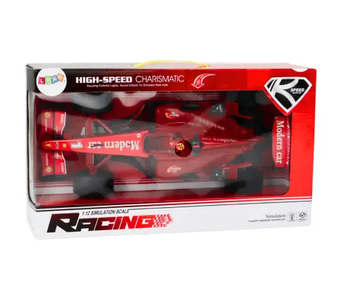 Racer Sports Car With Drive 1:12 Red Sounds Racer Sports Car With Drive 1:12 Red Sounds