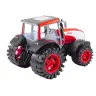 Large Farm Tractor Agricultural Drive Red