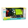 Cartoon Garbage Truck Turning Movable DIY Green