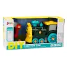 Cartoon Turning Locomotive DIY Green