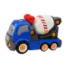 Cartoon Concrete Mixer Truck For Turning DIY Blue