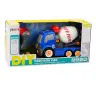 Cartoon Concrete Mixer Truck For Turning DIY Blue
