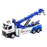 Truck With Crane Two Metal Hooks White And Blue Lights Sounds