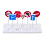 Lora Tow Truck Race Track 2in1 Lights Sounds Signs Cars Blue